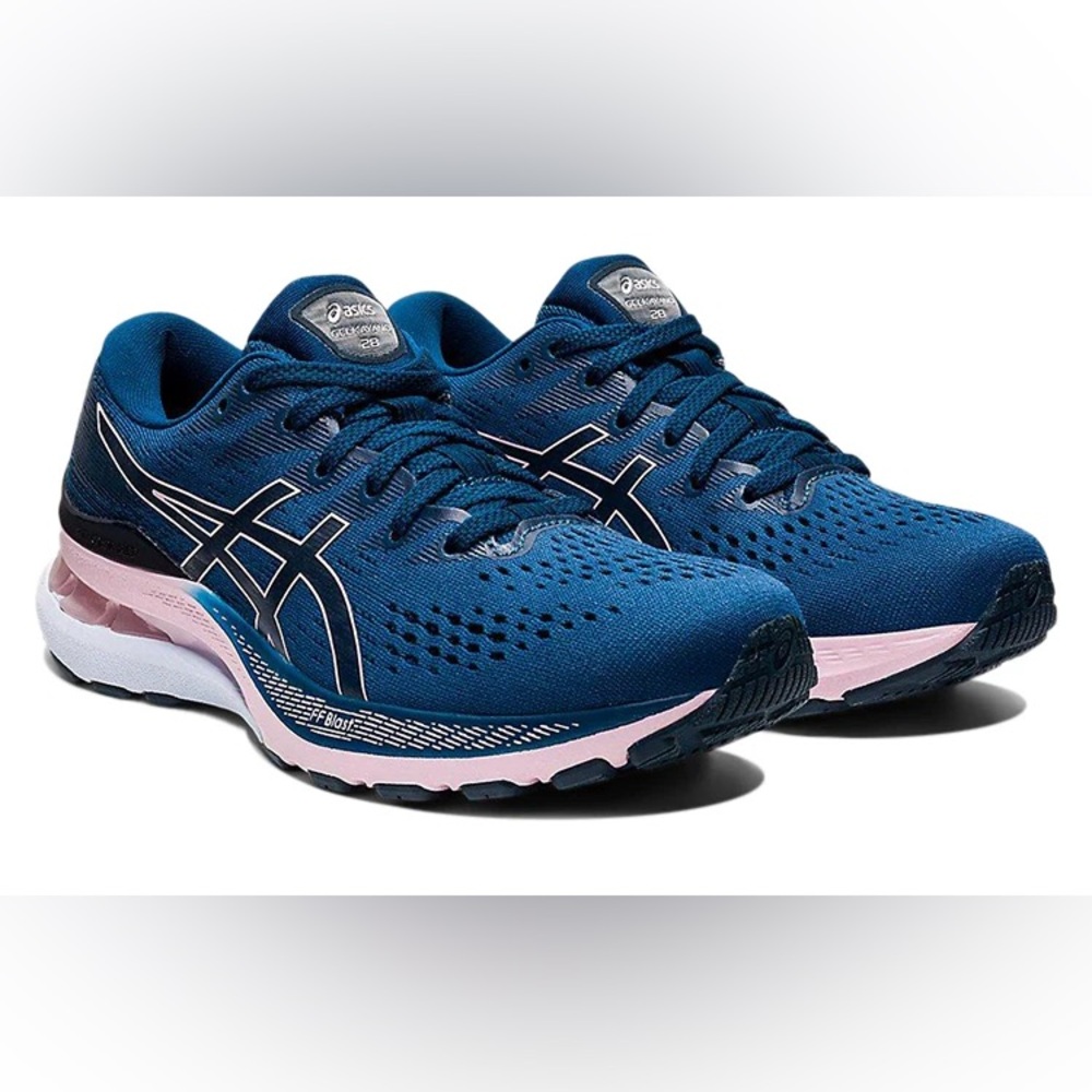 ❥𝙖𝙨𝙞𝙘𝙨: Women's Gel-Kayano 28 - Mako Blue Barely Rose - Picture 2 of 16